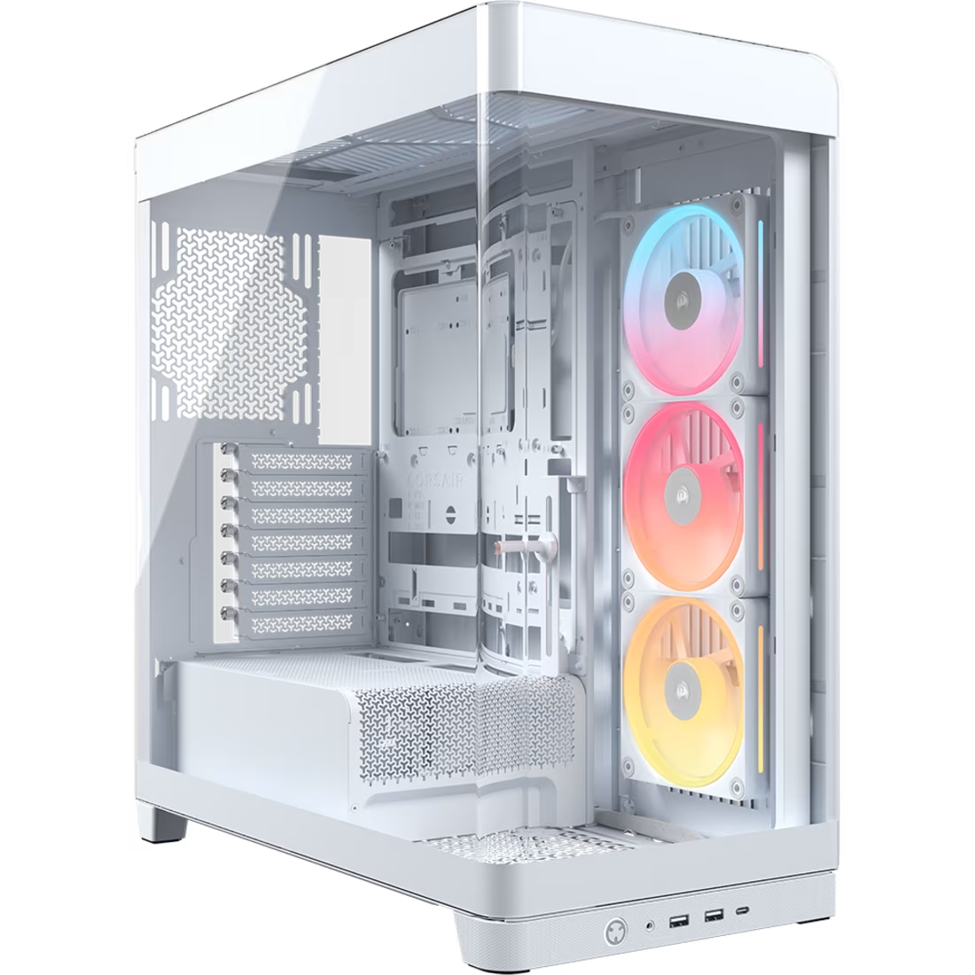Corsair AIR 5400 RS-R ARGB Tempered Glass Mid-Tower - White - CS-CC-9011319-WW