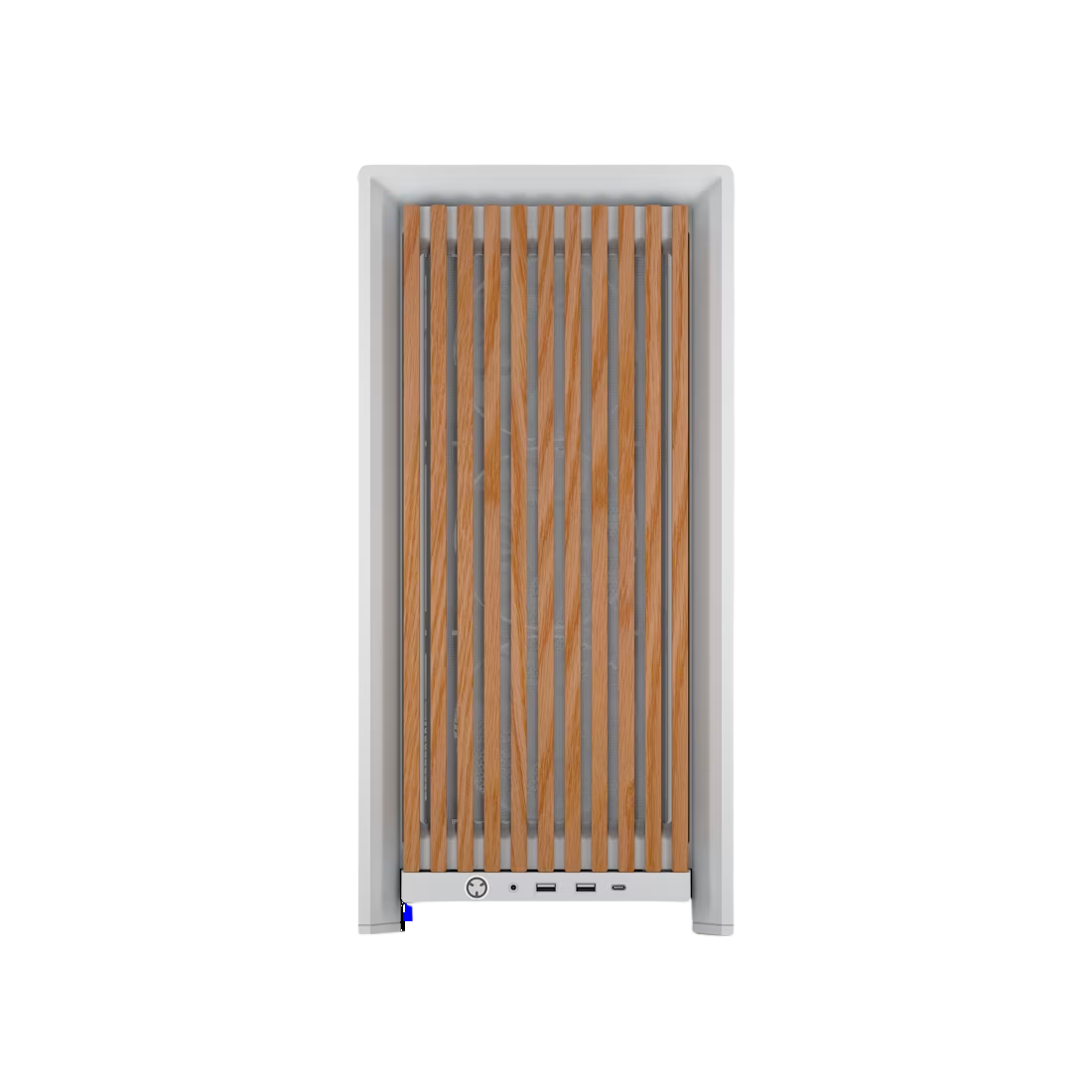 Corsair FRAME 4000D WOOD RS Modular Mid-Tower PC Case - White and Oak - CS-CC-9011341-WW