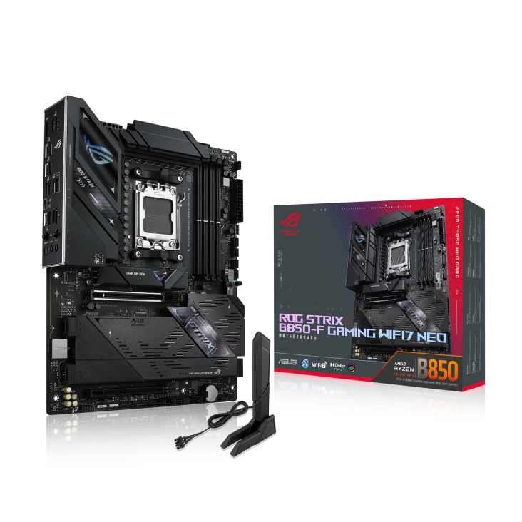 ASUS ROG STRIX B850-F GAMING NEO WIFI7 + AMD Ryzen™ 7 9800X3D Processor/CPU