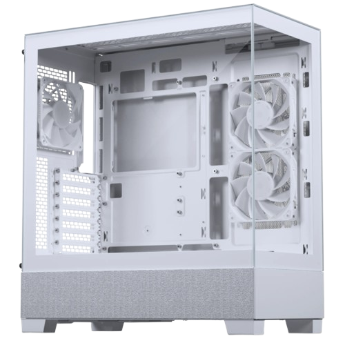 Phanteks XT View ATX Case LED Matrix Tempered Glass Windows DRGB Black / White