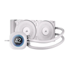 Corsair Nautilus 240 RS LCD Liquid CPU Cooler - White - 840440400349