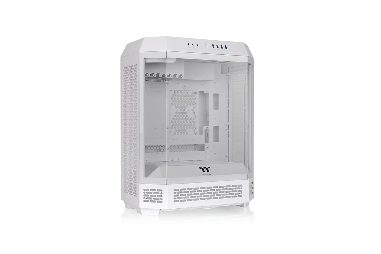 Thermaltake The Tower 600 White Mid Tower Tempered Glass PC Gaming Case - TTTOWER600WHT