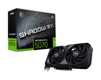 MSI GEFORCE RTX5070 12GB SHADOW 2X OC TWIN FAN GDDR7(3YRS) - 4711377308175
