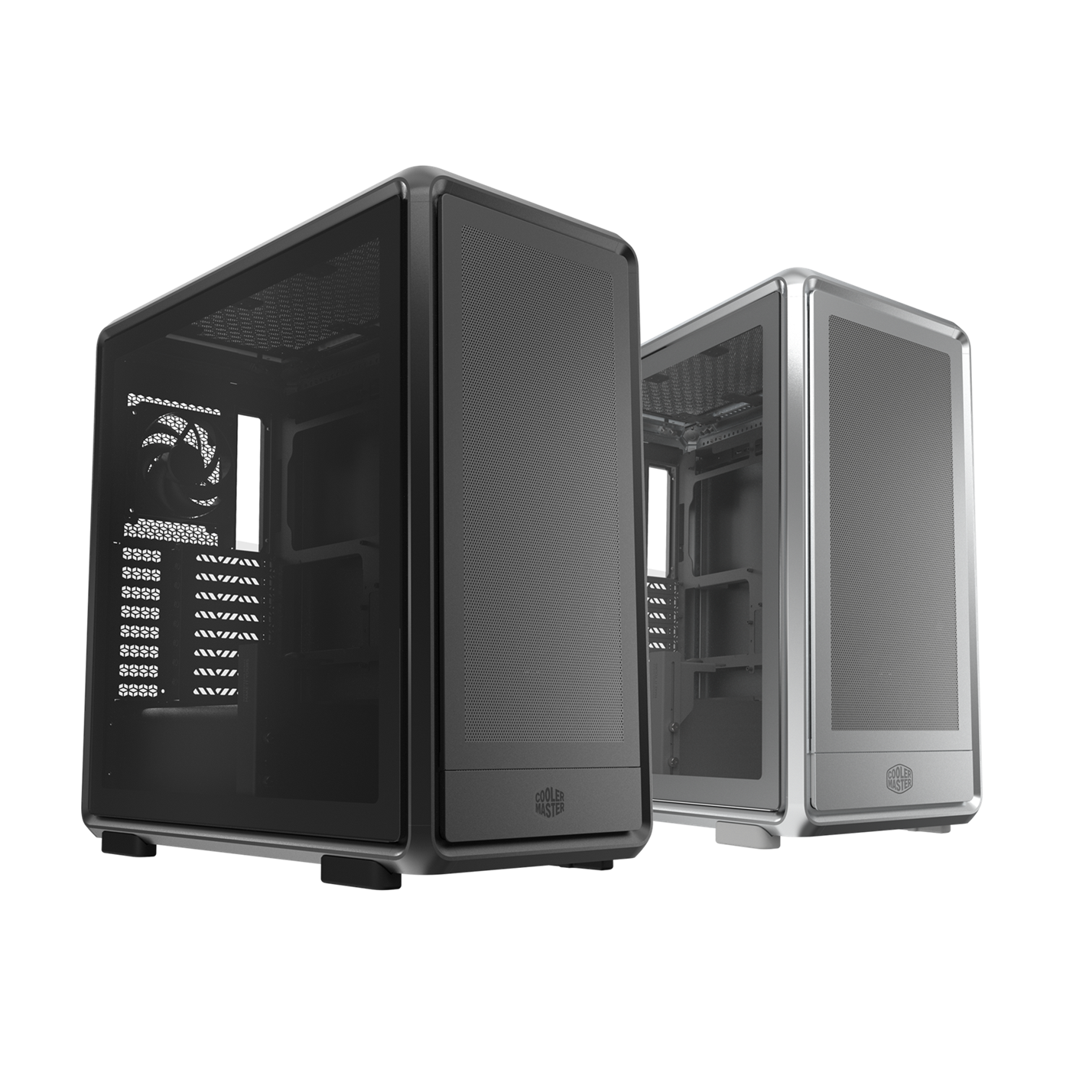 Cooler Master MasterFrame 600 Mesh ATX Mid-Tower Case - Black / Silver - 884102133237 / 884102133213