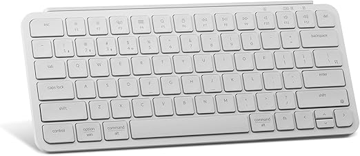 Keychron KYCN-B1P-K8 B1 Pro 77 Key Ultra-Slim Wireless Keyboard, Ivory White - 4895248876427