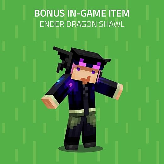 Razer BlackWidow V4 X Mechanical Gaming Keyboard: Green Switches Tactile & Clicky - 6 Macro Keys - Chroma RGB - Doubleshot ABS Keycaps - Sound Dampening & Stabilizers - Minecraft Edition - 8887910072936