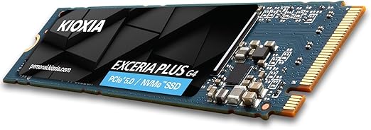 KIOXIA EXCERIA PLUS G4 1TB 10,000MB/s GEN5 NVMe M.2 SSD(5YRS) - 4582563859975