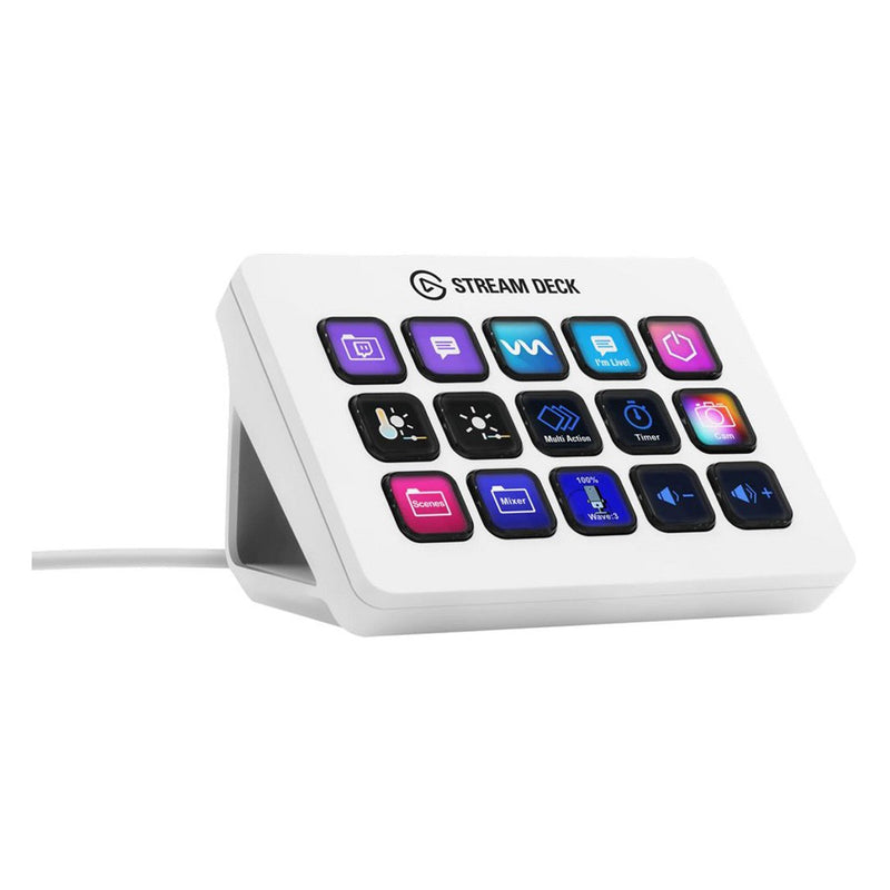 Elgato Stream Deck MK.2 - 15 customizable LCD keys - White Edition - 840006654209
