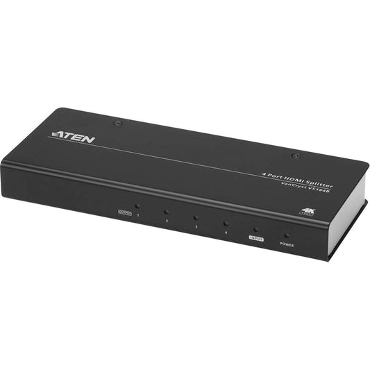 ATEN VS184B-AT-E 4-Port True 4K HDMI Splitter - 672792007323