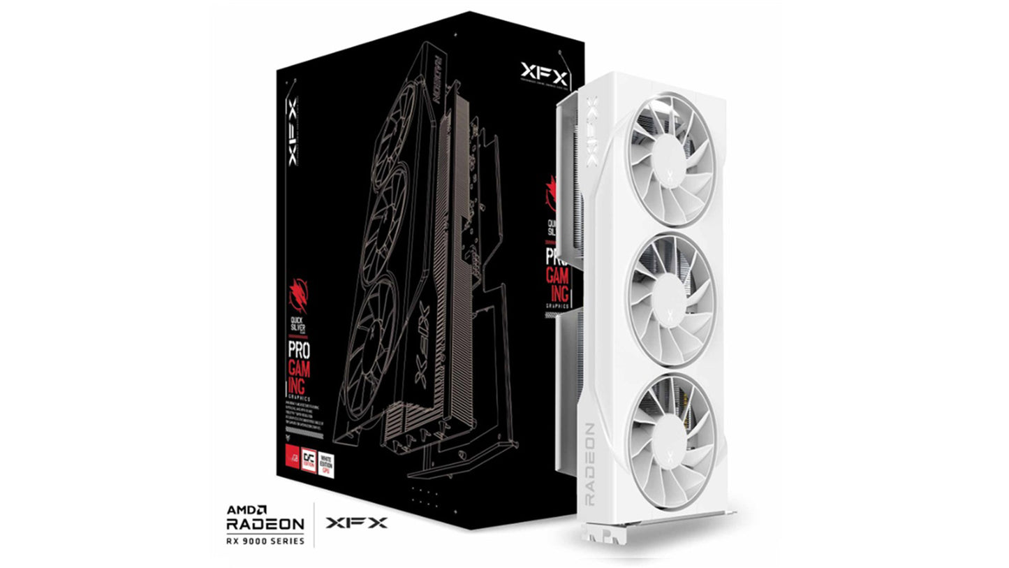 XFX SWIFT RADEON RX9060XT OC BLACK/WHITE 16GB TRIPLE FAN GDDR6(2YRS) - 840191503412, 840191503429