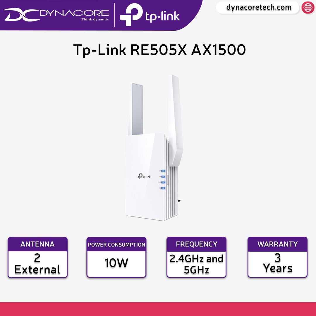 TP-Link RE505X AX1500 Wi-Fi Range Extender - 6935364089535