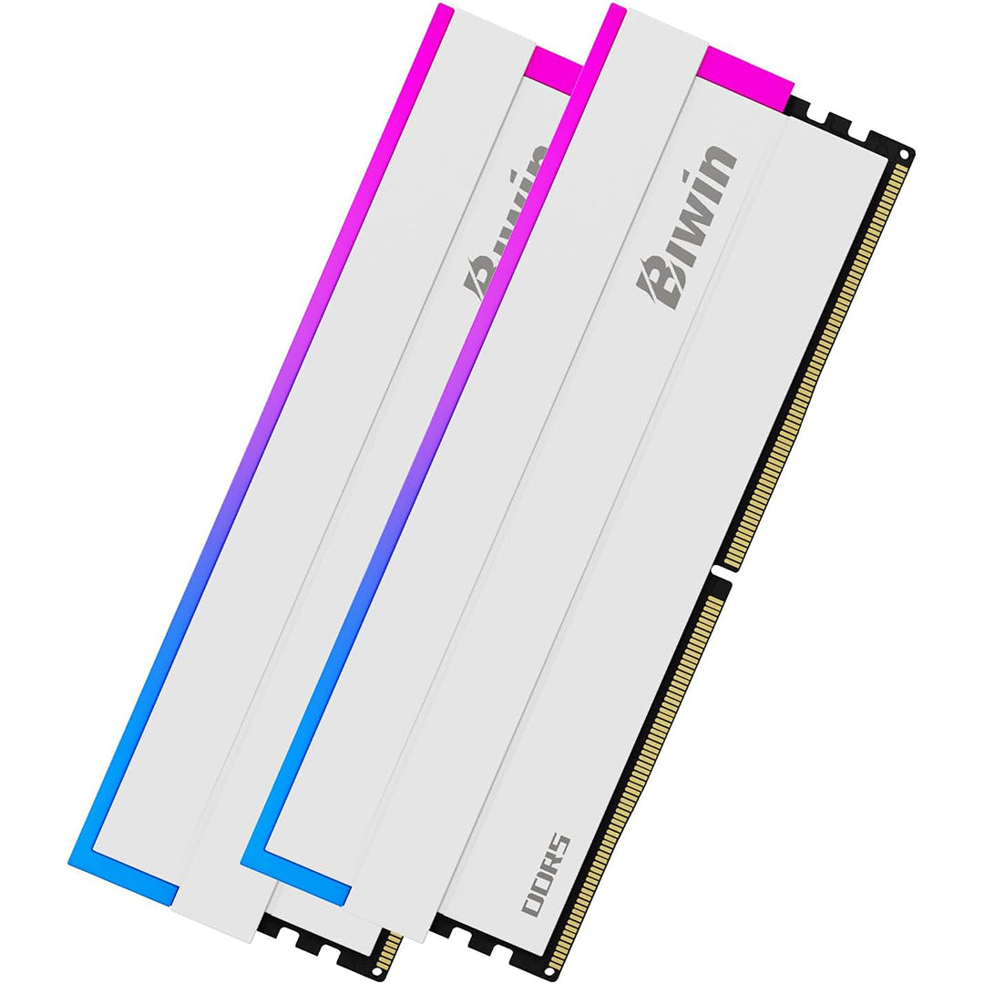 BIWIN DW100 DDR5 2X16GB (32GB) BLACK OPAL 6000MHz RGB WHITE RAM - 6955914640276