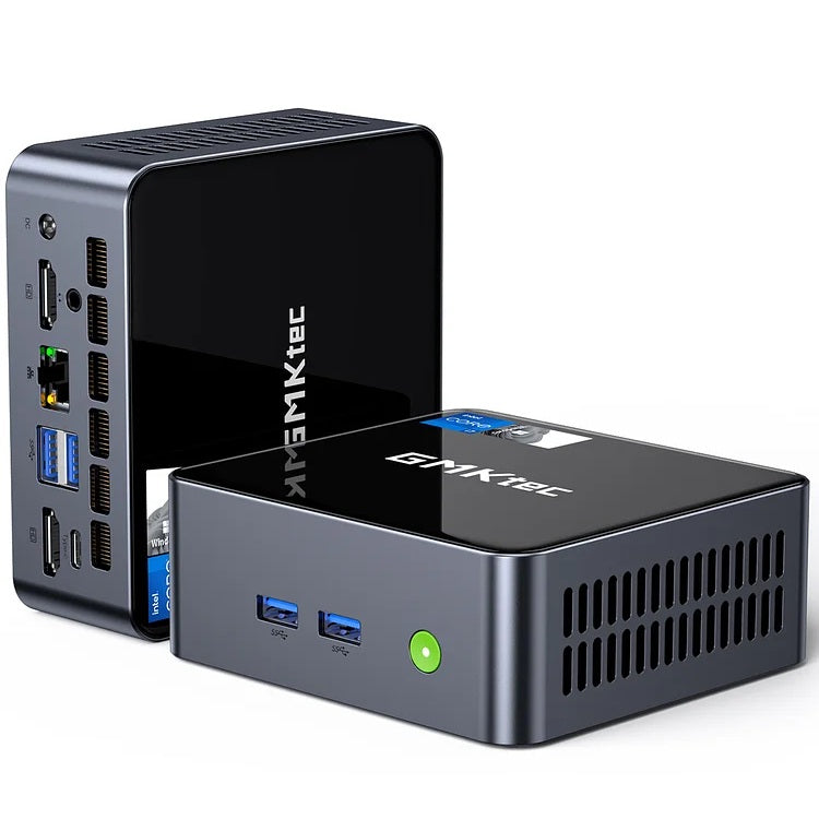 GMKtec NucBox M3 MiniPC (Black) - Intel Core i5-12450H Processor, 32GB RAM, 1TB SSD) - 6972570962283