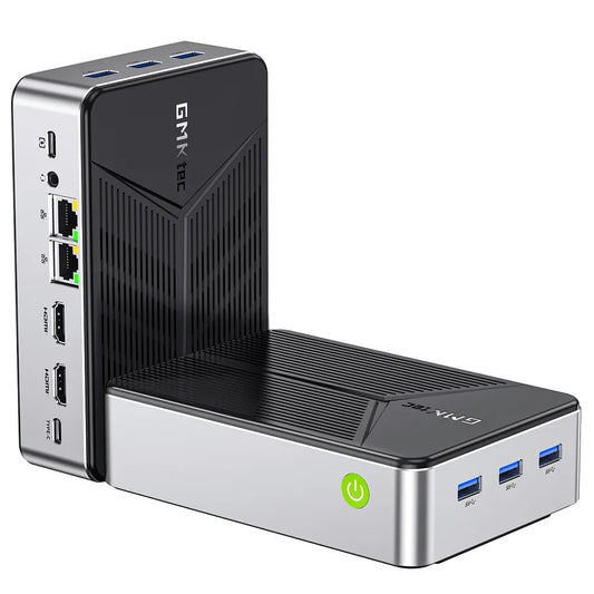 GMKTEC NucBox G9 Intel N150 NAS Mini PC - 12GB RAM, 64GB eMMC, 2TB NVME M.2 SSD, Type-C, Windows 11 - 6972570963624