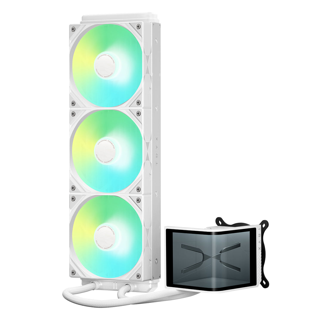 TRYX PANORAMA SE 360 ARGB WHITE ALL IN ONE LIQUID COOLER - 6977029650254