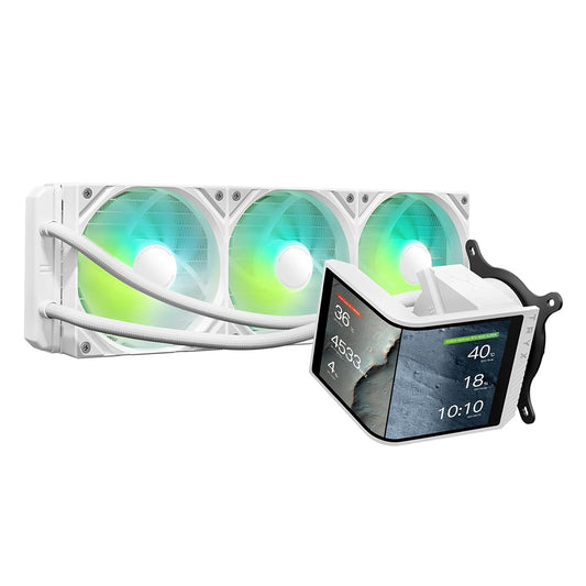 TRYX PANORAMA SE 360 ARGB WHITE ALL IN ONE LIQUID COOLER - 6977029650254