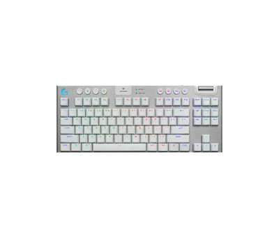 Logitech G915 X Lightspeed TKL Low-Profile Wireless Gaming Keyboard Tactile Switches - White - 097855195111