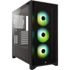 Corsair iCUE 4000X RGB Tempered Glass Mid-Tower Case - Black - CS-CC-9011204-WW