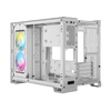 Corsair iCUE LINK 2500X RGB Micro ATX Dual Chamber PC Case - White- CS-CC-9011268-WW