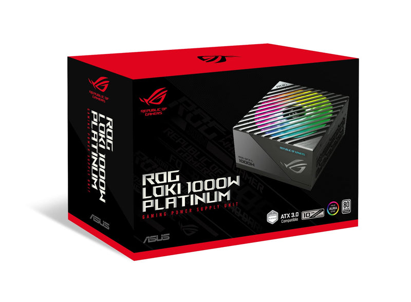 ASUS ROG LOKI 1000W 80+ PLATINUM SFX-L ATX3.0 PSU(10YRS) - 4711081721901