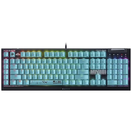 Razer BlackWidow V4 X - Mechanical Gaming Keyboard (Green Switch) - Zenless Zone Zero Edition - US Layout - 8907910073990