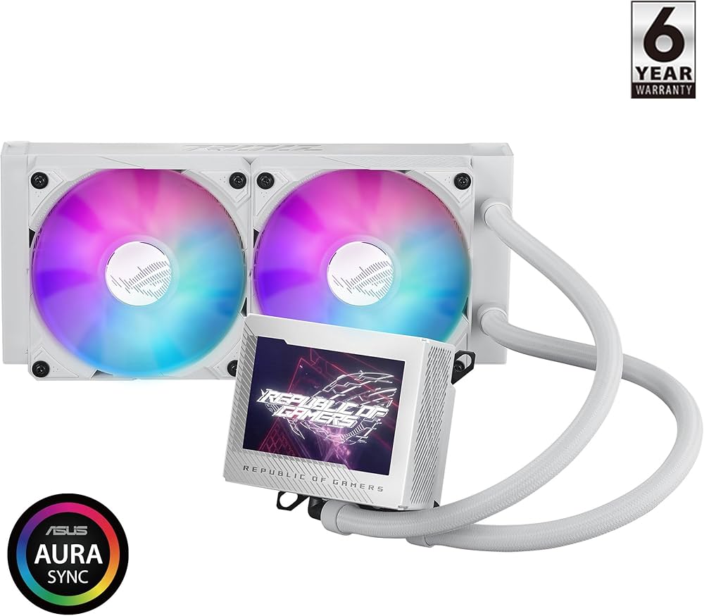 ASUS ROG RYUJIN III 240 ARGB WHITE AIO COOLER (6Y) - 197105189379
