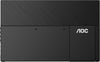 AOC PORTABLE MONITOR 15.6" 16T3FE IPS FHD LED 60HZ USB-C X 2 Mini-HDMI 2.0 SPK Kickstand & Pouch - AOC16T3FE