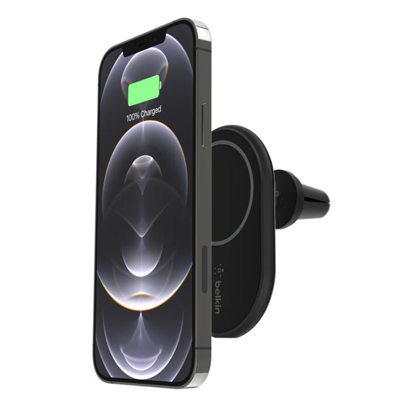 BELKIN BoostCharge Magnetic Wireless Car Charger 10W Black - WIC004BTBK-NC - 745883828746