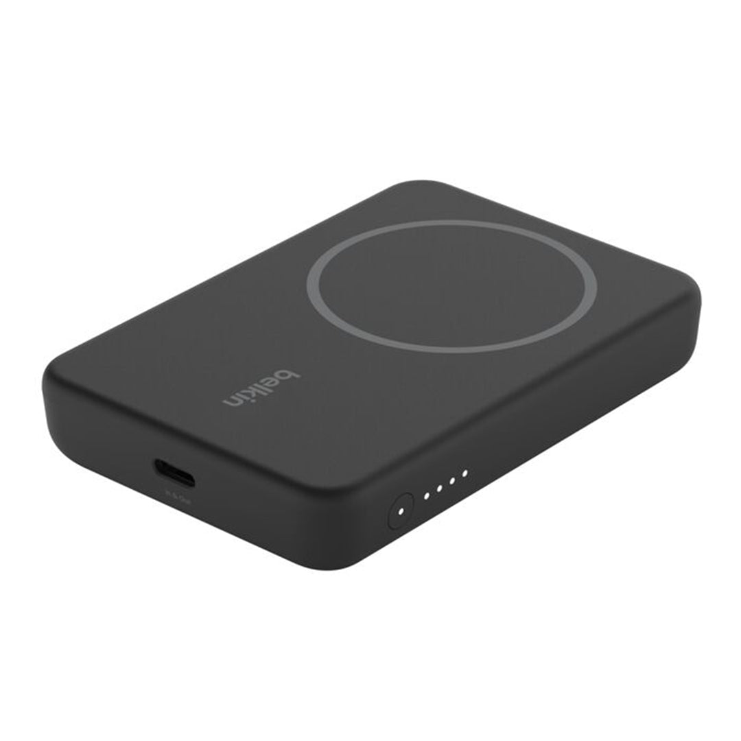 BELKIN BoostCharge Magnetic Wireless Power Bank 5K + Stand Black - BPD004BTBK - 745883841417