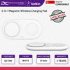 BELKIN BoostCharge Pro 2-in-1 Magnetic Wireless Charging Pad with Qi2 15W White - WIZ021QCWH - 745883877553