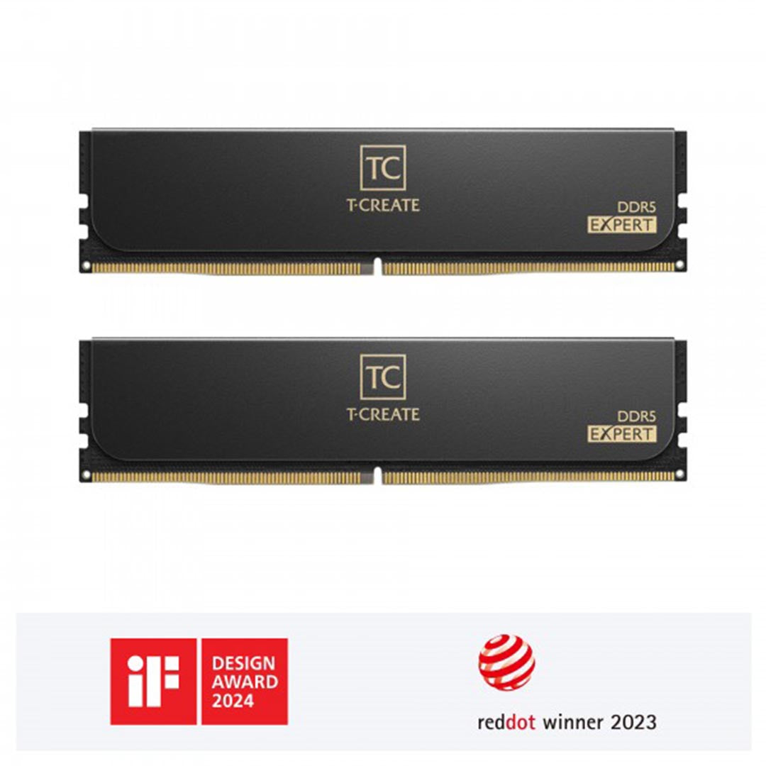 TEAM T-CREATE EXPERT DDR5 BLACK 6000MHz 32GB(16GBx2) CL30 KIT(LIMITED LT) - 765441766457