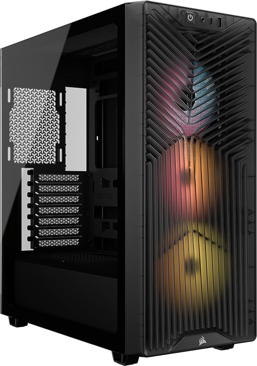 Corsair 3200D RS ARGB Mid-Tower PC Case - Smoke - CC-9011346-WW