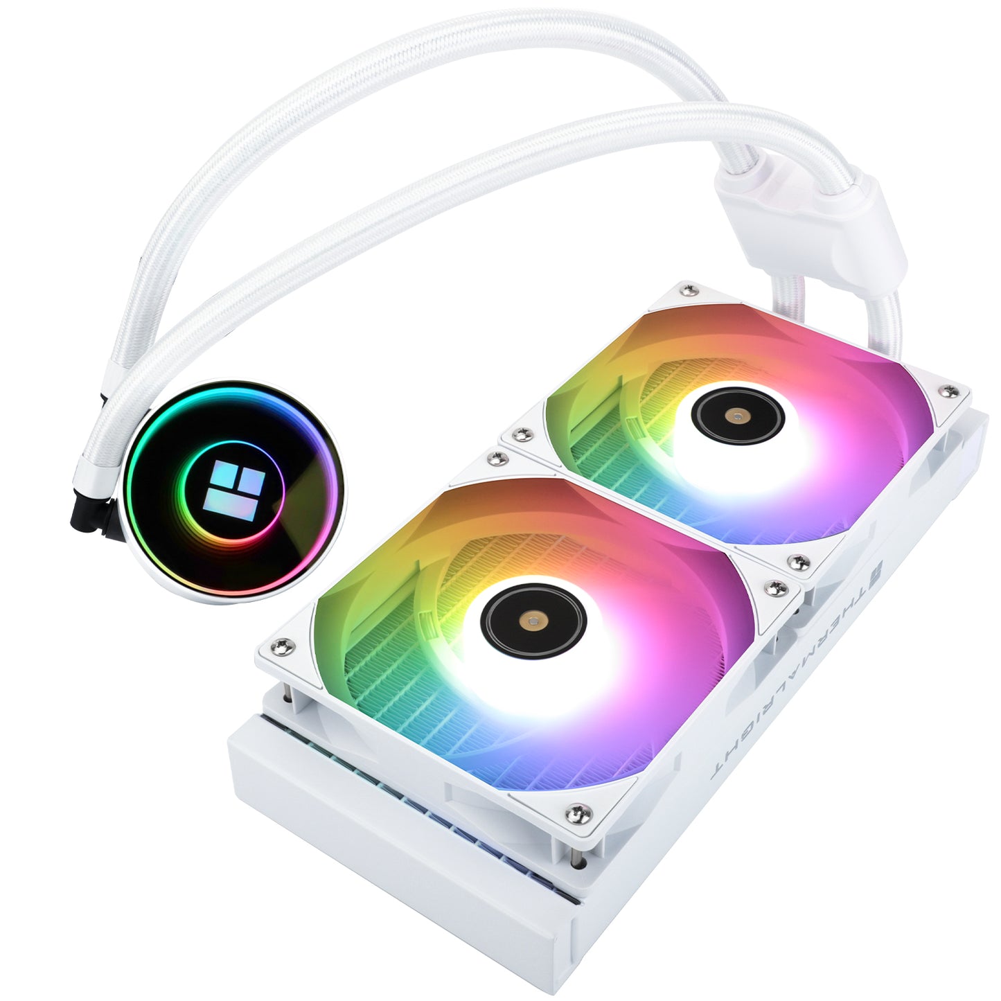 THERMALRIGHT FROZEN NOTTE 240 BLACK/WHITE ARGB V2 AIO LIQUID COOLER(3YRS) - 814256005319, 814256005326