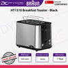 Braun PurShine HT1510BK - 2-Slice Toaster with warming rack, defrost and reheat functions, Stainless steel - 8021098002006