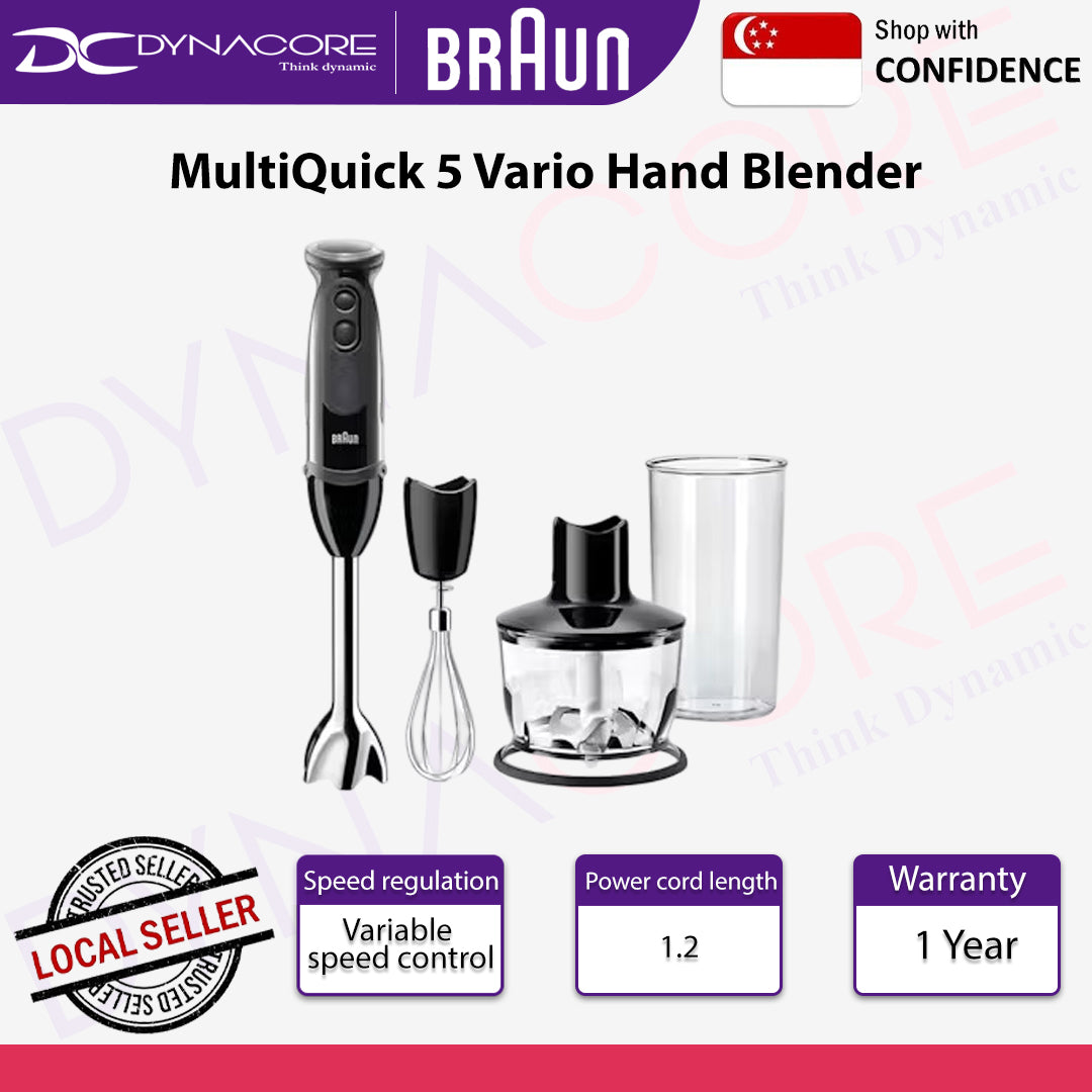 Braun MultiQuick 5 Vario Hand Blender - Black (MQ5235BK) - 8021098003188