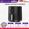 BRAUN MultiFry 3 HF3000 - Air Fryer, 1500W, 4.3L capacity, analog interface, adjustable temperature 80-200 degree, black - 8021098005045