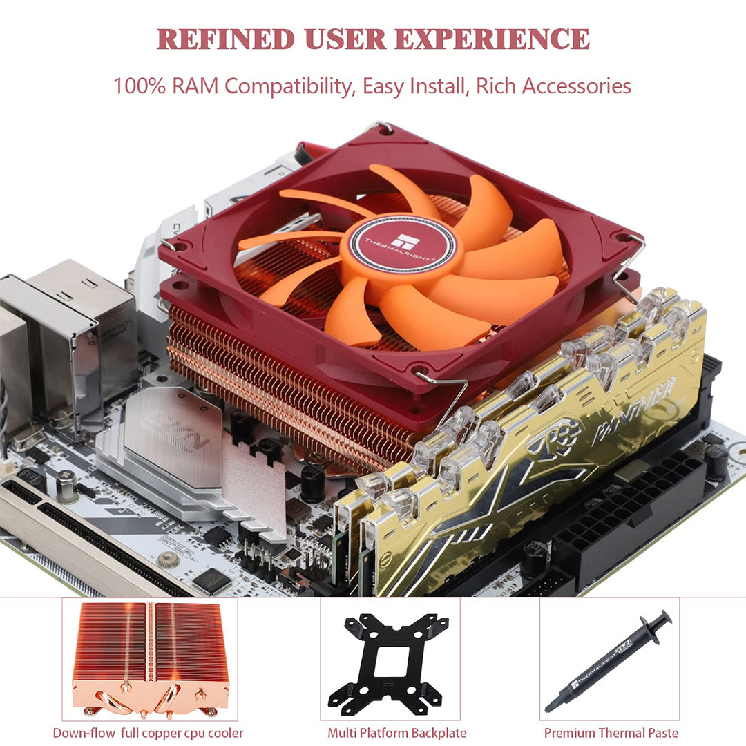 THERMALRIGHT AXP90-X47 FULL COPPER HTPC/ITX LOW PROFILE COOLER - 814256002837
