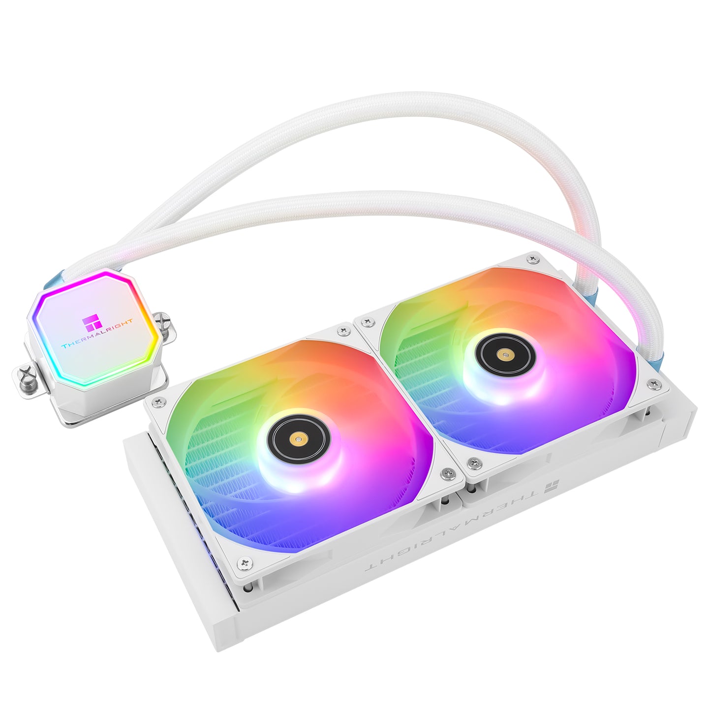 THERMALRIGHT FROZEN PRISM 240 WHITE ARGB AIO LIQUID COOLER - 814256015479