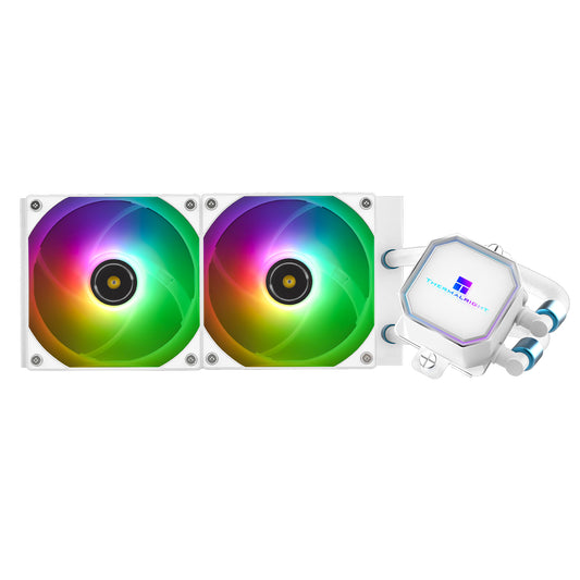 THERMALRIGHT FROZEN PRISM 240 WHITE ARGB AIO LIQUID COOLER - 814256015479