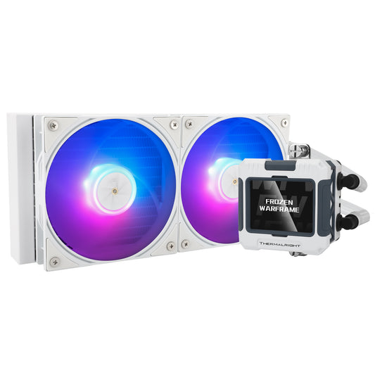 THERMALRIGHT FROZEN WARFRAME 240 WHITE ARGB AIO LIQUID COOLER - 814256017046