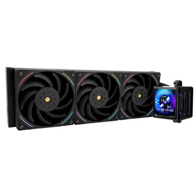 THERMLARIGHT ELITE VISION 360 ARGB BLACK LCD AIO LIQUID COOLER - 814256017916