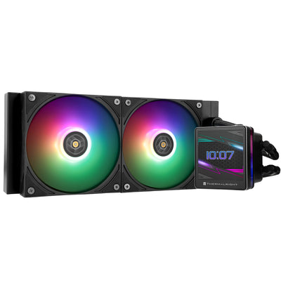 THERMALRIGHT GRAND VISION LCD 240 ARGB BLACK AIO LIQUID COOLER - 814256018517