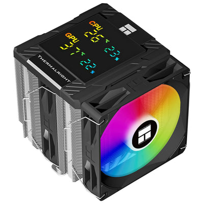 THERMALRIGHT PEERLESS ASSASSIN 120 DIGITAL ARGB BLACK HEATSINK COOLER - 814256019378