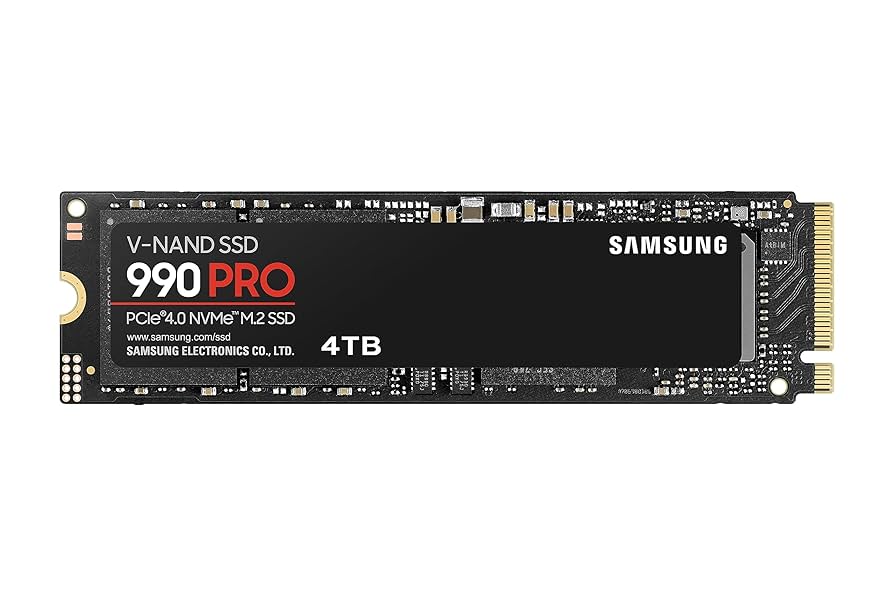 SAMSUNG 990 PRO 4TB 7450MB/s NVMe M.2 GEN4 SSD(5YRS) - 8806094947205