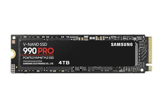 SAMSUNG 990 PRO 4TB 7450MB/s NVMe M.2 GEN4 SSD(5YRS) - 8806094947205