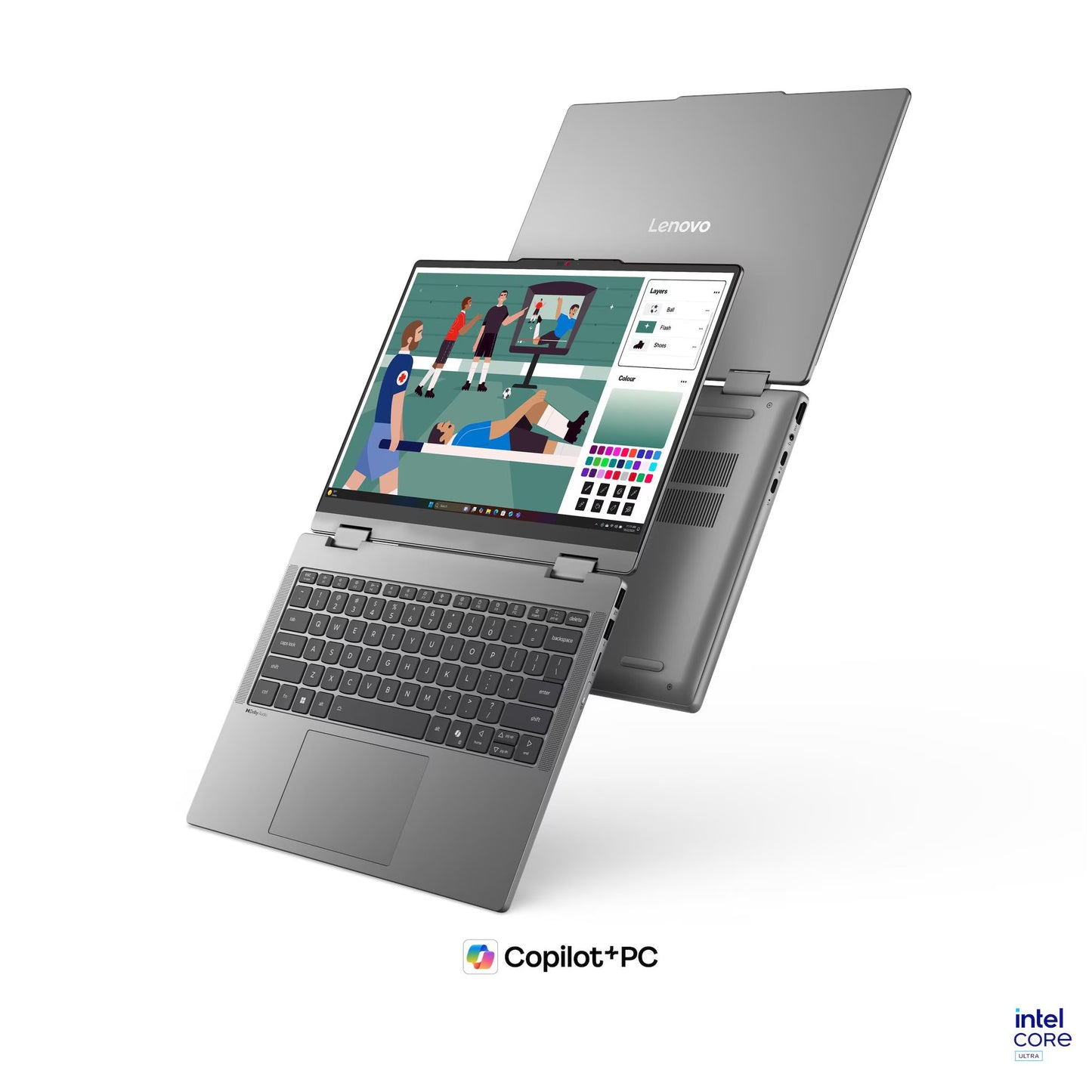 LENOVO IDEAPAD 5 2IN1 83UG0005SB (ULTRA 5 322 6C/16GB RAM (8X2)/512GB SSD+1S/INTEL/14" WUXGA IPS TOUCH SCREEN+PEN/W11H) - 83UG0005SB