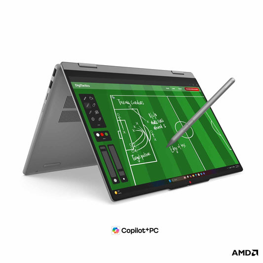 LENOVO IDEAPAD 5 2-in-1 83UH0008SB (RYZEN RI 7 445 6C/16GB(8X2)/ 1TB SSD2242+1s2280/AMD 840M/14"WUXGA IPS-TOUCH SCREEN WITH PEN-LUNA GREY/WIN11H) - 83UH0008SB