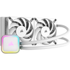 Corsair iCUE H100i Elite RGB Liquid CPU Cooler 120mm AF Elite Series FDB Fans 240mm Radiator White - 840006600282