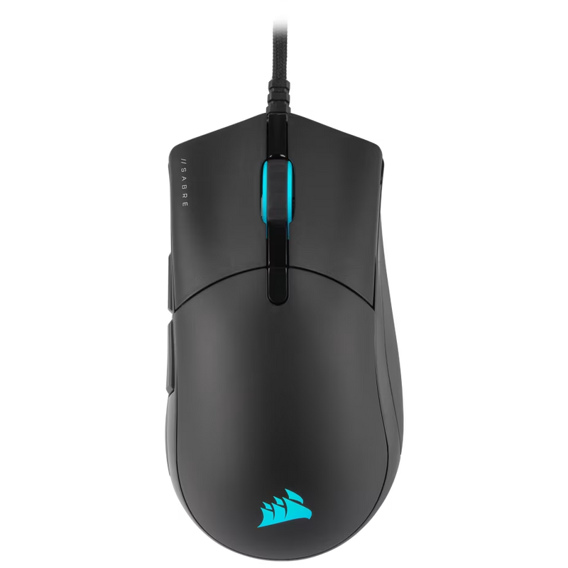 Corsair Sabre RGB PRO Wired Champion Series Optical Gaming Mouse Black - 840006629122