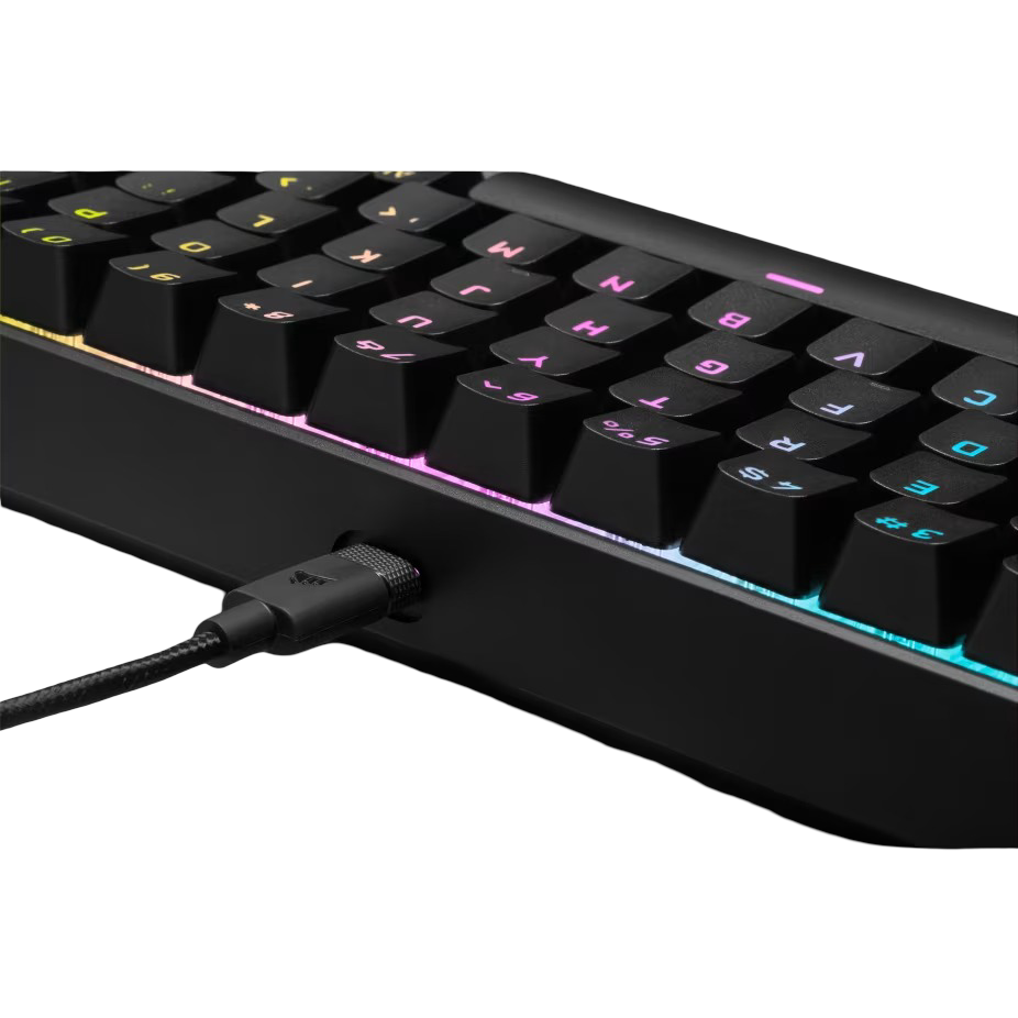 Corsair K65 RGB Mini Mechanical Gaming Keyboard Cherry MX Speed Black - 840006635772